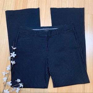 EXPRESS Editor pinstripe black pants, 10.